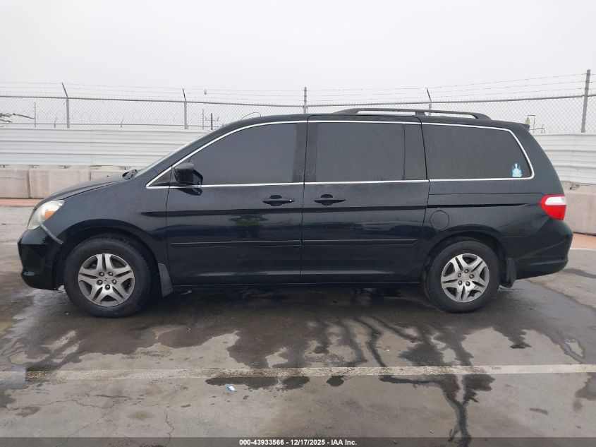 2007 Honda Odyssey Ex-L VIN: 5FNRL38787B033664 Lot: 43933566