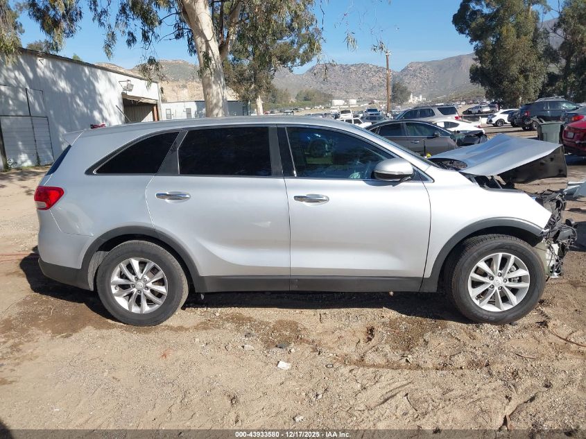 2017 Kia Sorento 2.4L L VIN: 5XYPG4A30HG280843 Lot: 43933580