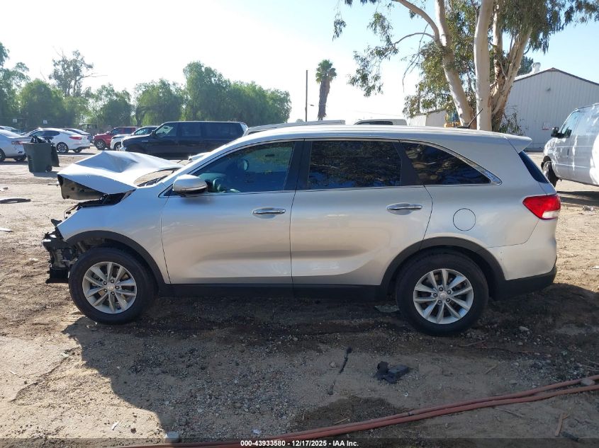 2017 Kia Sorento 2.4L L VIN: 5XYPG4A30HG280843 Lot: 43933580