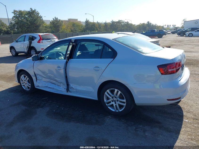 2017 Volkswagen Jetta 1.4T S VIN: 3VW2B7AJ7HM246875 Lot: 43933584
