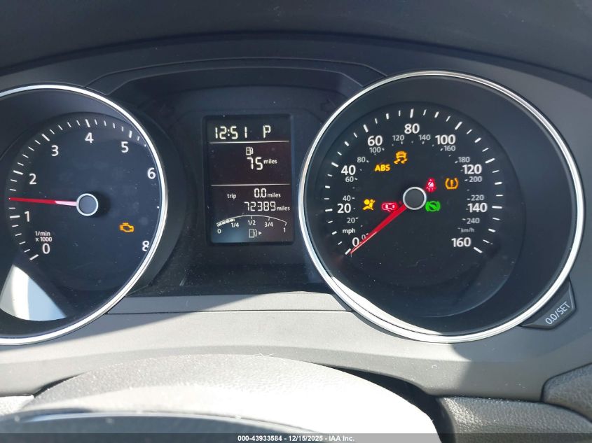 2017 Volkswagen Jetta 1.4T S VIN: 3VW2B7AJ7HM246875 Lot: 43933584