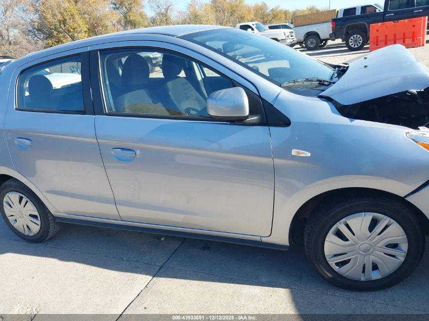 2024 Mitsubishi Mirage Es/Le VIN: ML32AUHJ7RH009788 Lot: 43933591