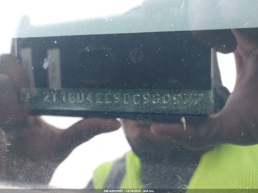 2013 Toyota Corolla S VIN: 2T1BU4EE9DC980977 Lot: 43933597