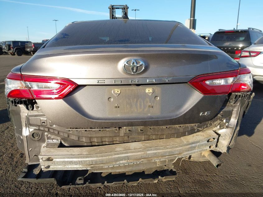 2018 Toyota Camry Le VIN: 4T1B11HK9JU613869 Lot: 43933600