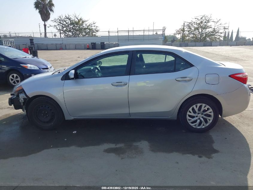 2018 Toyota Corolla Le VIN: 5YFBURHE2JP763503 Lot: 43933602