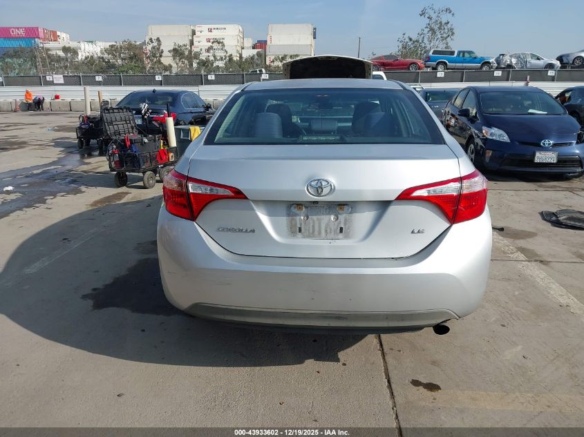 2018 Toyota Corolla Le VIN: 5YFBURHE2JP763503 Lot: 43933602