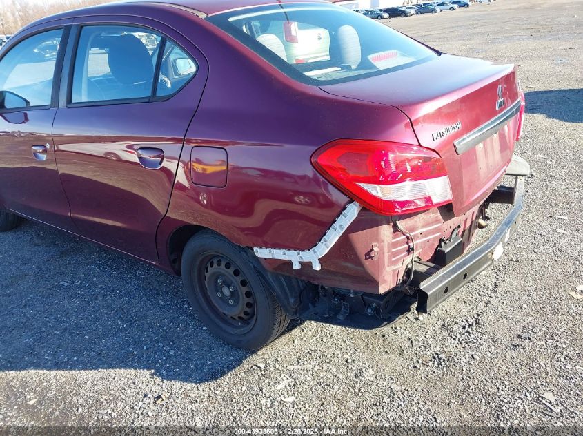 2017 Mitsubishi Mirage G4 Es VIN: ML32F3FJ3HHF18034 Lot: 43933605