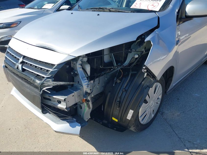 2024 Mitsubishi Mirage Es/Le VIN: ML32AUHJ6RH029207 Lot: 43933609