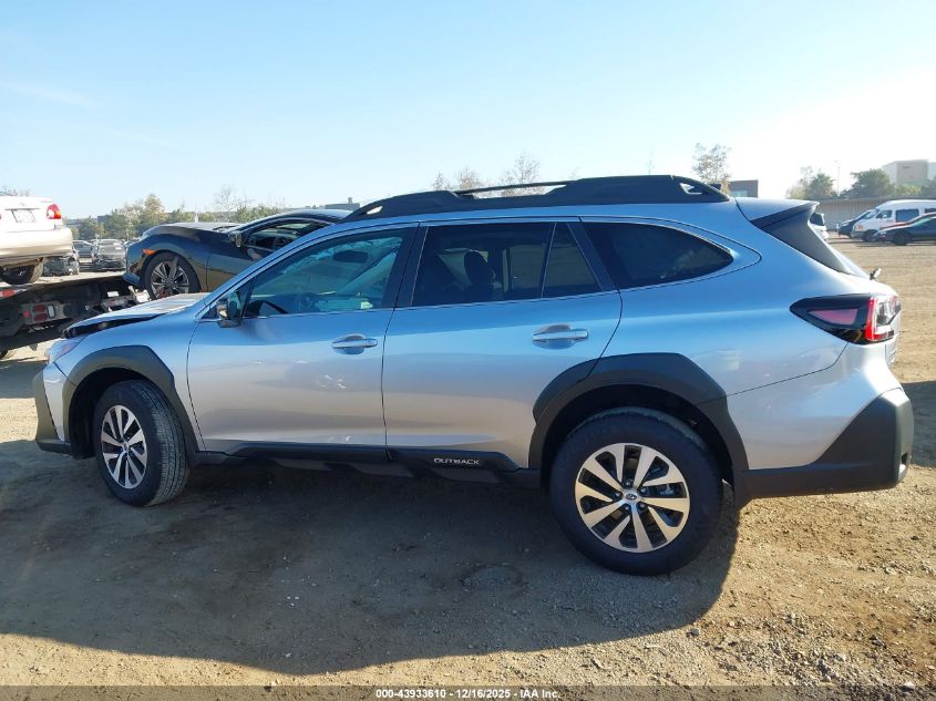 2025 Subaru Outback Premium VIN: 4S4BTACC0S3288739 Lot: 43933610