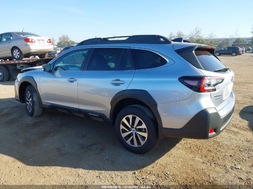 2025 Subaru Outback Premium VIN: 4S4BTACC0S3288739 Lot: 43933610