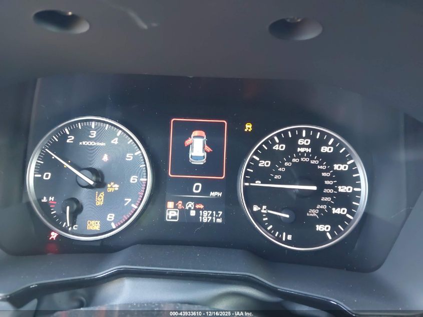 2025 Subaru Outback Premium VIN: 4S4BTACC0S3288739 Lot: 43933610