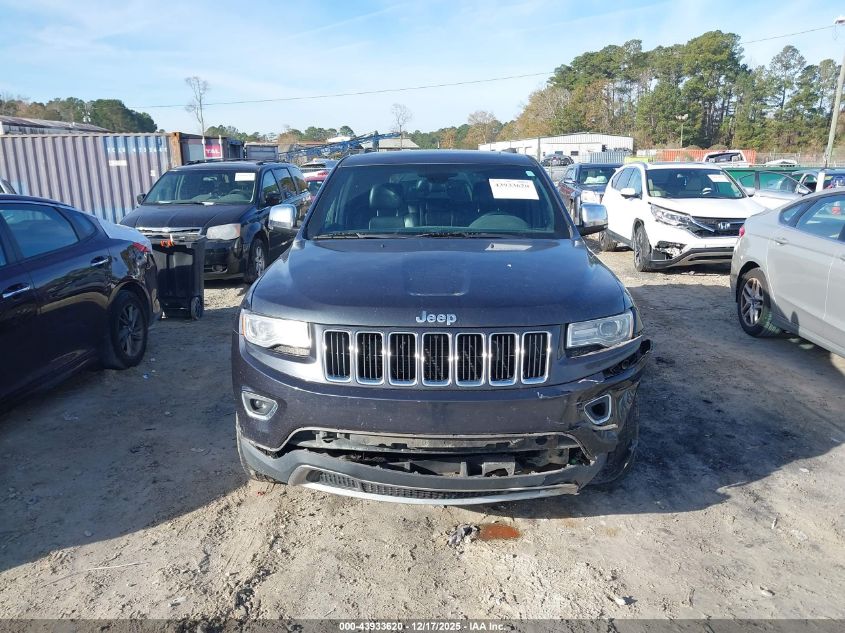 2016 Jeep Grand Cherokee Limited VIN: 1C4RJEBG8GC329193 Lot: 43933620