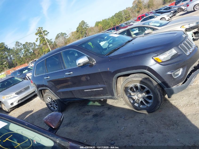 2016 Jeep Grand Cherokee Limited VIN: 1C4RJEBG8GC329193 Lot: 43933620