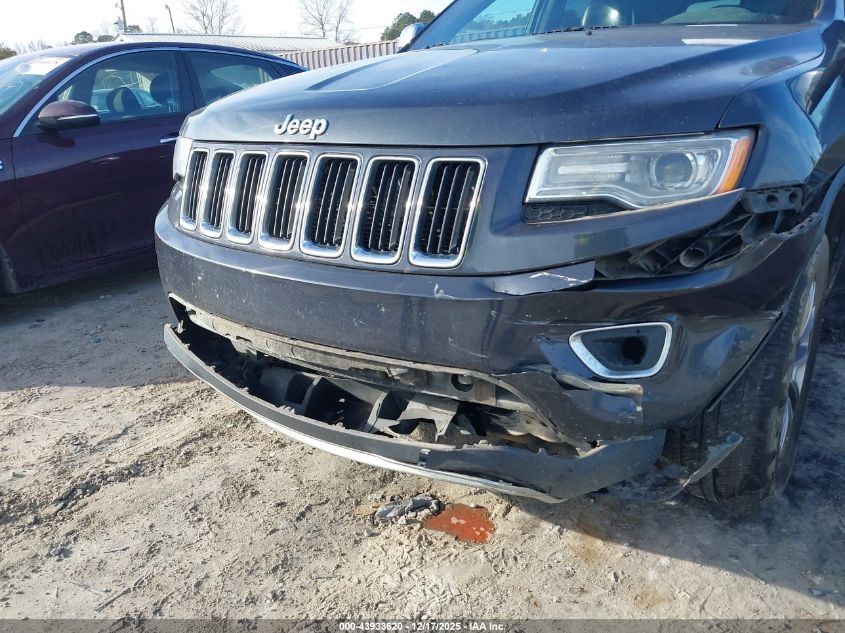 2016 Jeep Grand Cherokee Limited VIN: 1C4RJEBG8GC329193 Lot: 43933620