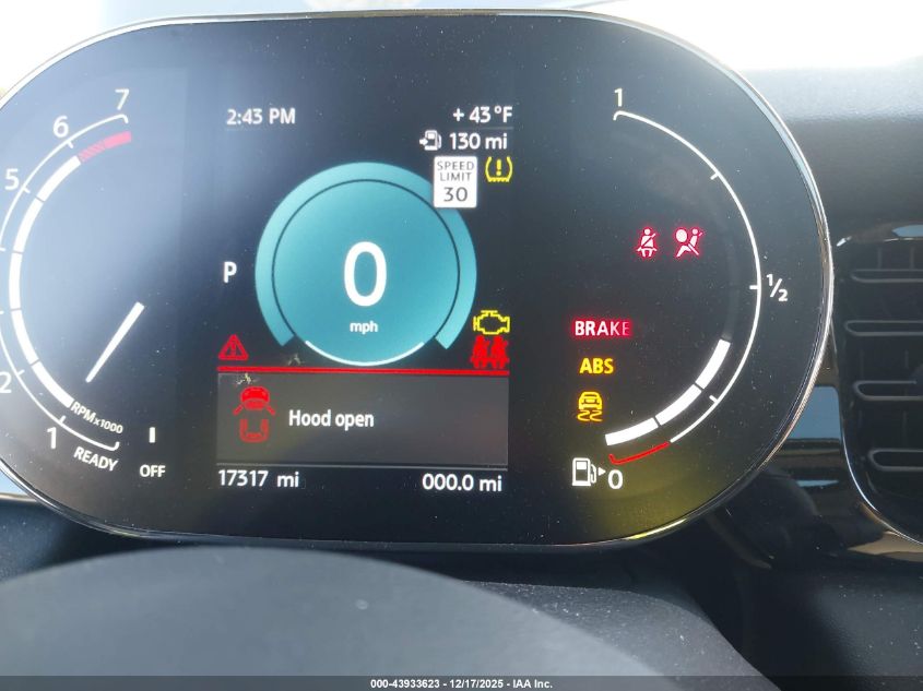 2023 Mini Hardtop Cooper VIN: WMW33DH01P2T72166 Lot: 43933623