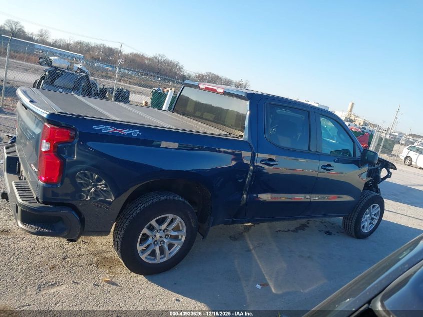 2022 Chevrolet Silverado 1500 Ltd 4Wd Short Bed Rst VIN: 1GCUYEED9NZ227211 Lot: 43933626