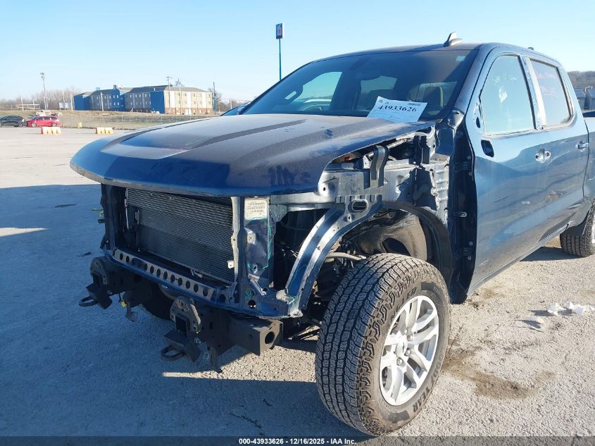 2022 Chevrolet Silverado 1500 Ltd 4Wd Short Bed Rst VIN: 1GCUYEED9NZ227211 Lot: 43933626