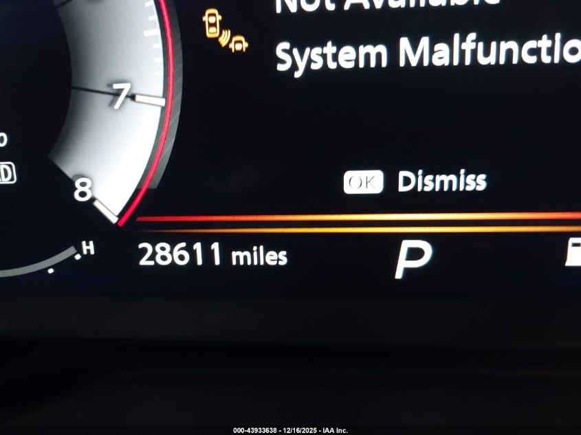 2025 Infiniti Qx60 Luxe VIN: 5N1AL1FR1SC331237 Lot: 43933638