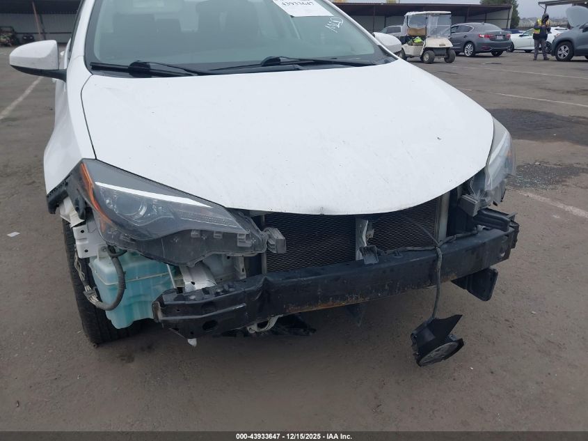 2019 Toyota Corolla Le VIN: 2T1BURHE4KC154057 Lot: 43933647