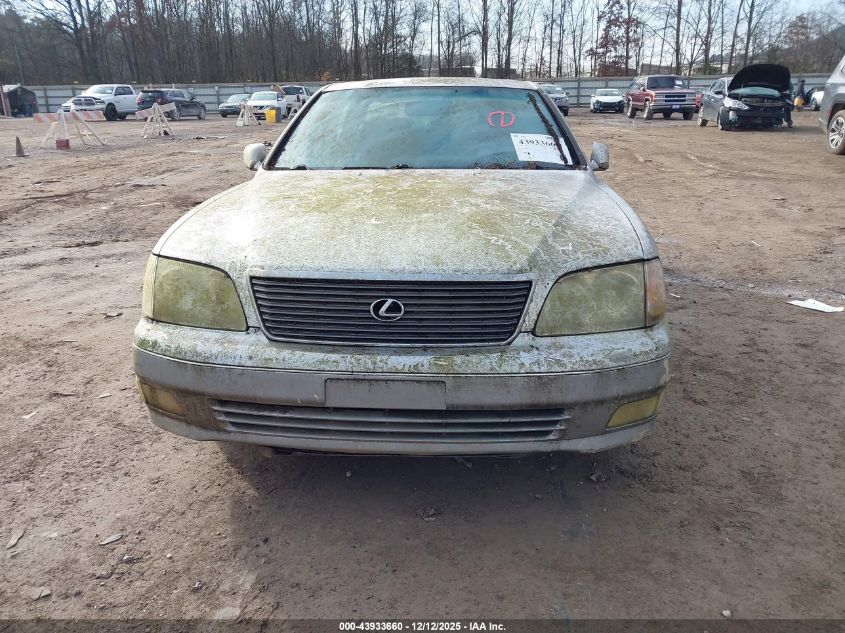 1999 Lexus Ls 400 VIN: JT8BH28F9X0154592 Lot: 43933660