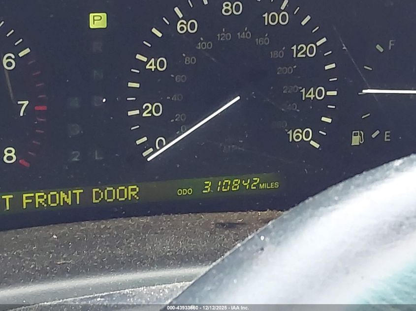 1999 Lexus Ls 400 VIN: JT8BH28F9X0154592 Lot: 43933660