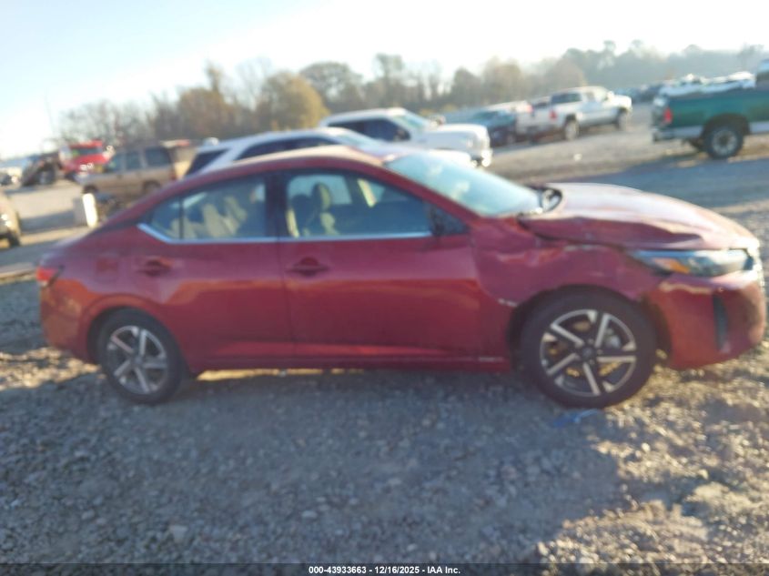 2025 Nissan Sentra Sv VIN: 3N1AB8CV7SY363735 Lot: 43933663