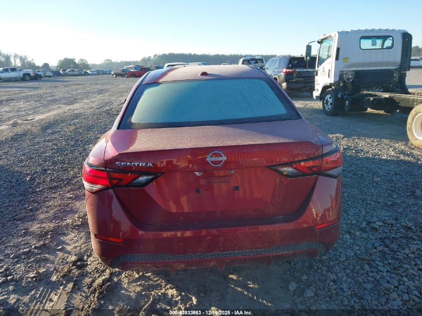 2025 Nissan Sentra Sv VIN: 3N1AB8CV7SY363735 Lot: 43933663