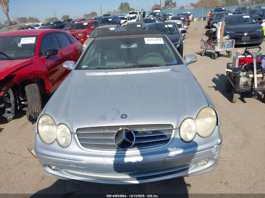 2005 Mercedes-Benz Clk 320 VIN: WDBTK65G15T046909 Lot: 43933684