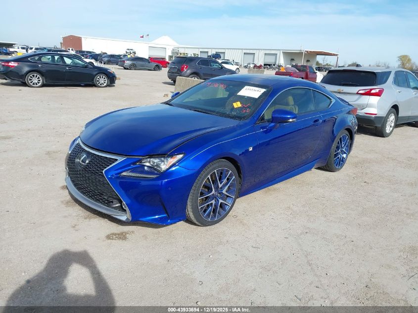 2016 Lexus Rc 200T VIN: JTHHA5BC7G5002313 Lot: 43933694