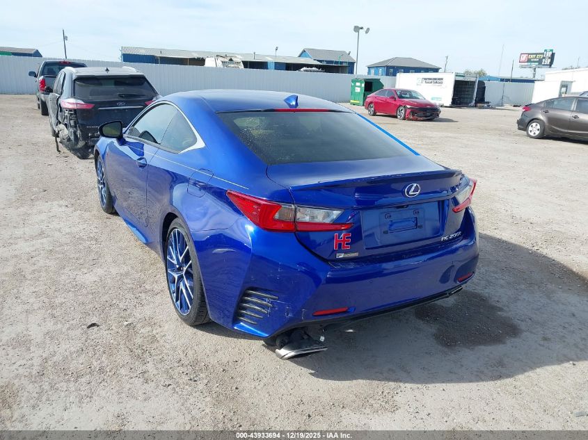 2016 Lexus Rc 200T VIN: JTHHA5BC7G5002313 Lot: 43933694