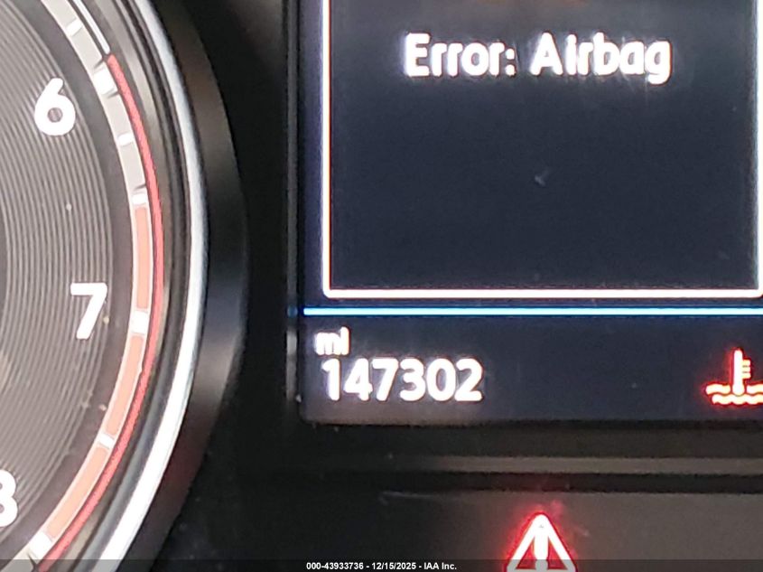 2018 Volkswagen Atlas 3.6L V6 Se VIN: 1V2KR2CA7JC542032 Lot: 43933736