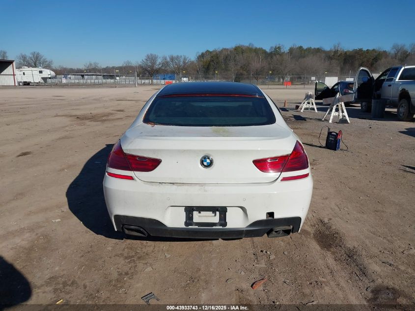 2013 BMW 650I Gran Coupe xDrive VIN: WBA6B4C59DD098329 Lot: 43933743