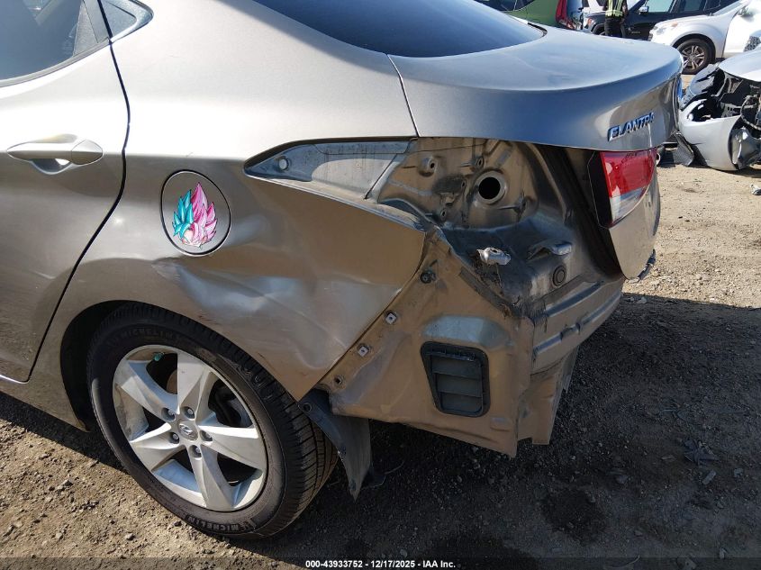 2012 Hyundai Elantra Gls VIN: 5NPDH4AE0CH102675 Lot: 43933752