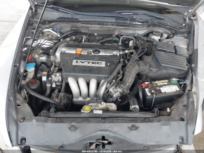 2004 Honda Accord 2.4 Lx VIN: 1HGCM553X4A105597 Lot: 43933765