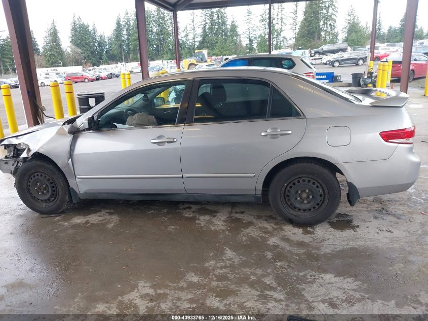 2004 Honda Accord 2.4 Lx VIN: 1HGCM553X4A105597 Lot: 43933765