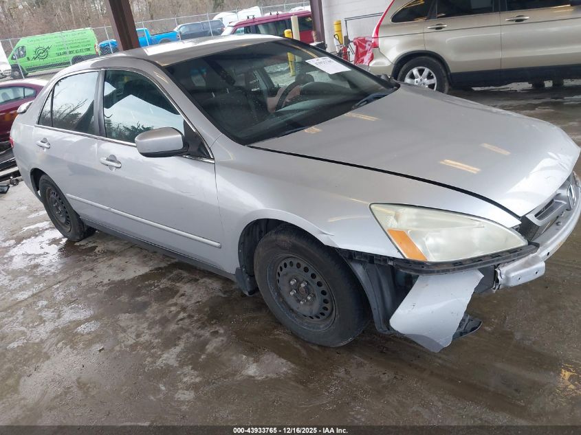 2004 Honda Accord 2.4 Lx VIN: 1HGCM553X4A105597 Lot: 43933765