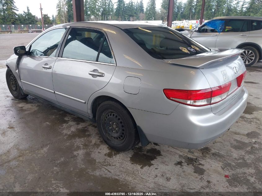 2004 Honda Accord 2.4 Lx VIN: 1HGCM553X4A105597 Lot: 43933765