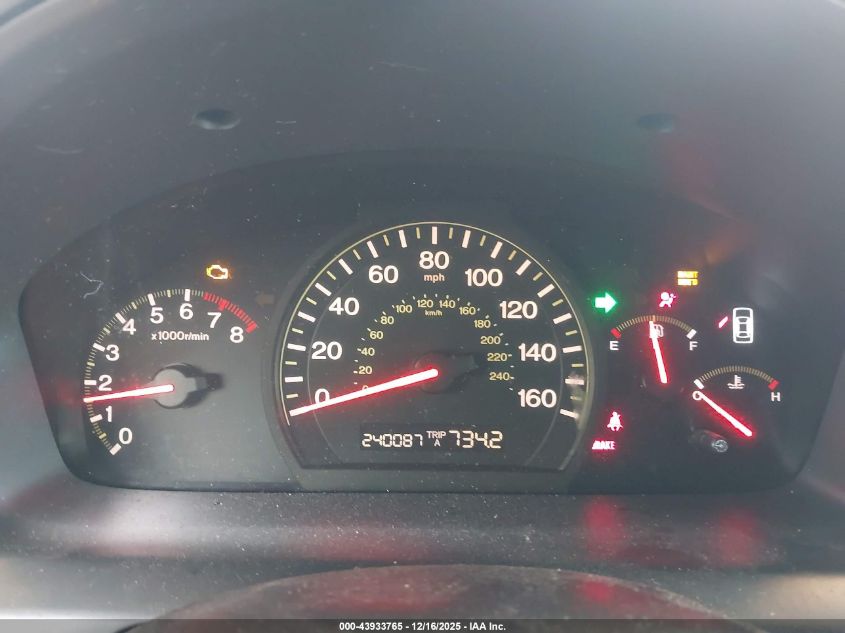 2004 Honda Accord 2.4 Lx VIN: 1HGCM553X4A105597 Lot: 43933765