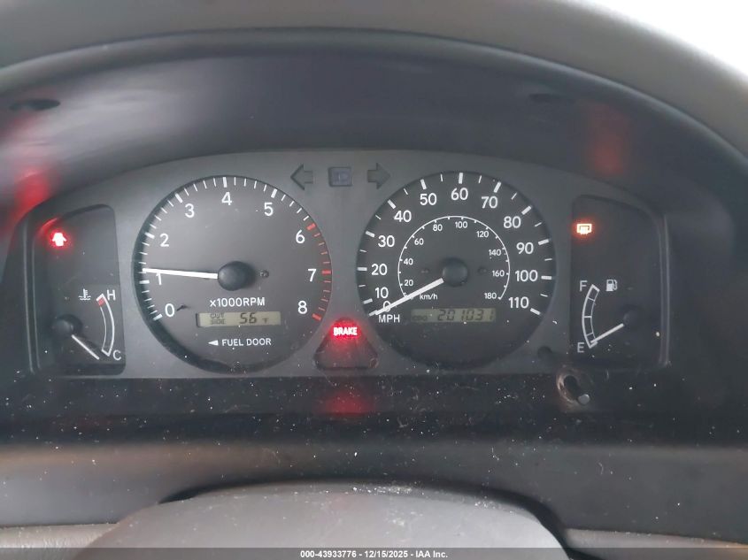 1998 Toyota Corolla Le VIN: 1NXBR18E7WZ001423 Lot: 43933776