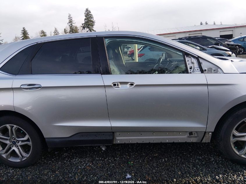 2016 Ford Edge Titanium VIN: 2FMPK3K93GBB12785 Lot: 43933791