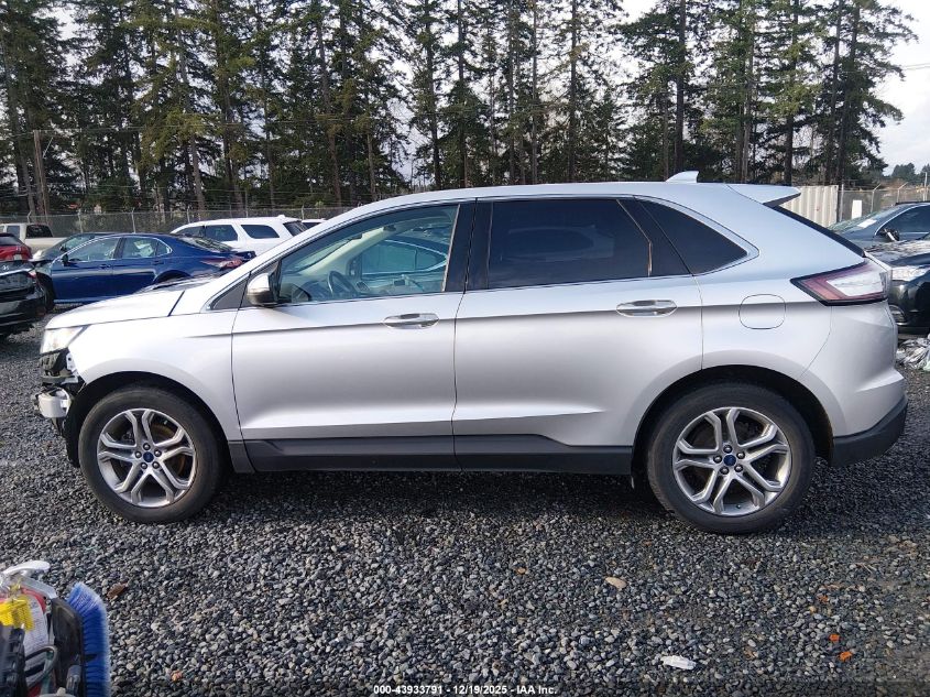2016 Ford Edge Titanium VIN: 2FMPK3K93GBB12785 Lot: 43933791