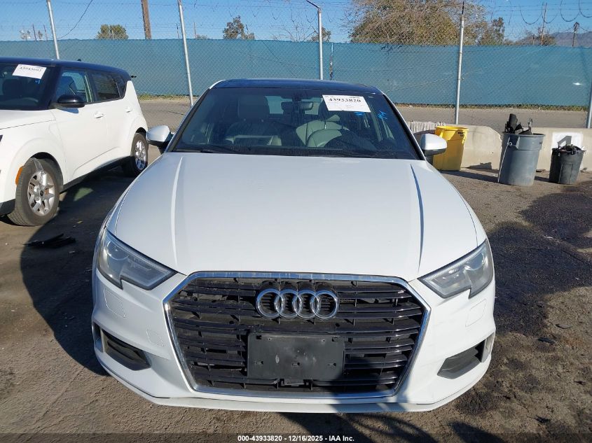 2018 Audi A3 2.0T Premium/2.0T Tech Premium VIN: WAUAUHFF7J1055931 Lot: 43933820