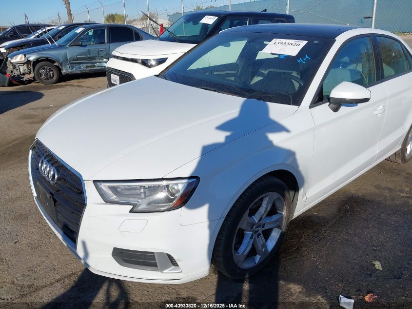 2018 Audi A3 2.0T Premium/2.0T Tech Premium VIN: WAUAUHFF7J1055931 Lot: 43933820