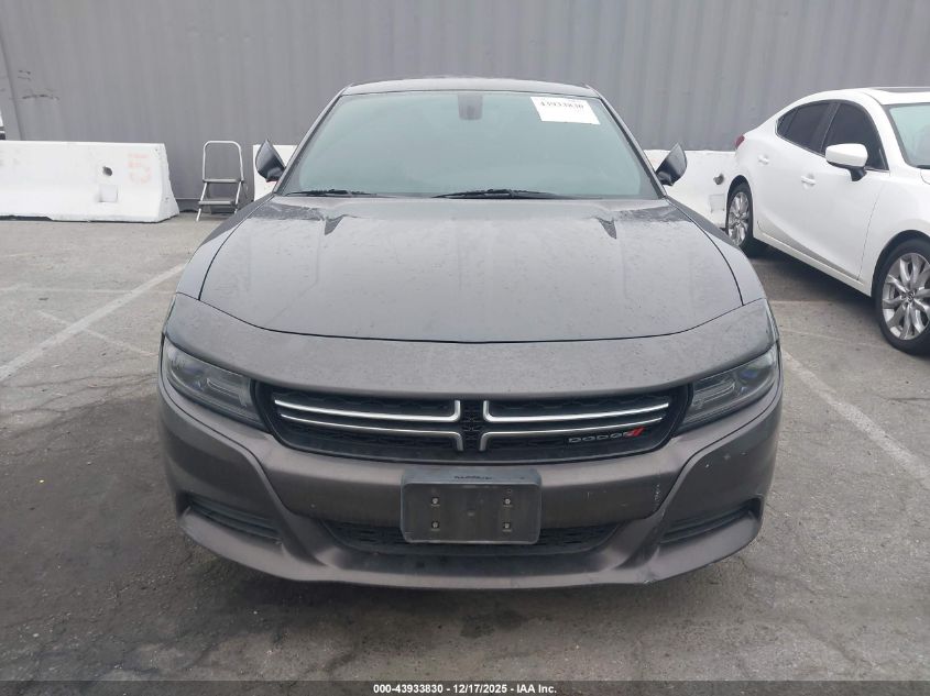 2016 Dodge Charger Se VIN: 2C3CDXBG9GH139865 Lot: 43933830