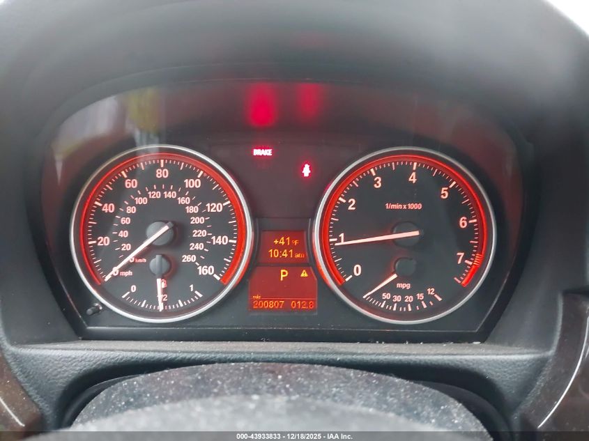 2011 BMW 328I VIN: WBAPH7C54BE462054 Lot: 43933833