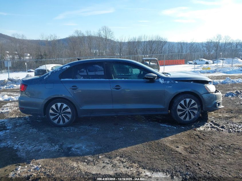 2013 Volkswagen Jetta Hybrid Sel Premium VIN: 3VW637AJ7DM298760 Lot: 43933855