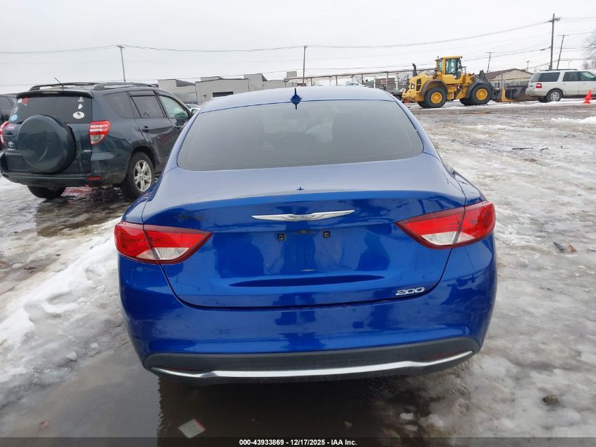 2017 Chrysler 200 Limited Platinum VIN: 1C3CCCAB0HN502824 Lot: 43933869