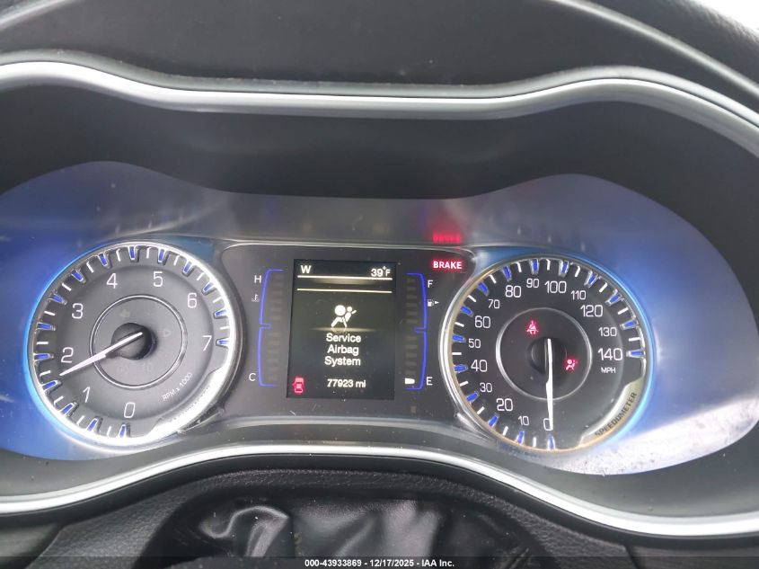 2017 Chrysler 200 Limited Platinum VIN: 1C3CCCAB0HN502824 Lot: 43933869