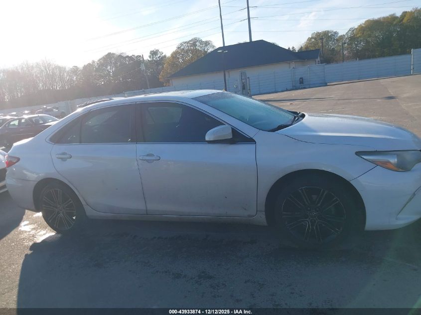 2016 Toyota Camry Se VIN: 4T1BF1FK6GU140025 Lot: 43933874