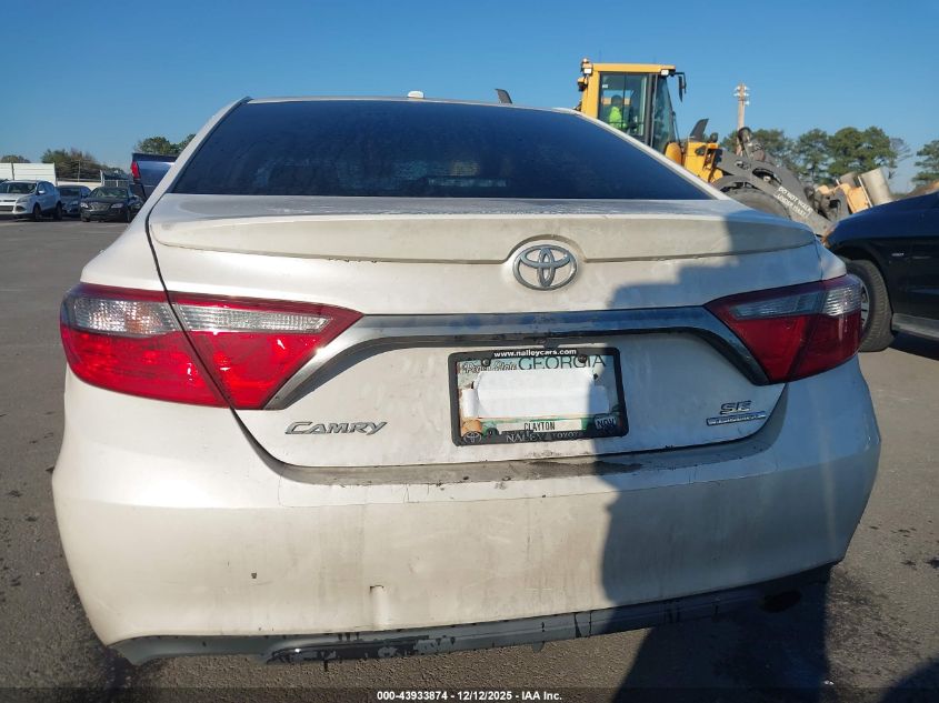 2016 Toyota Camry Se VIN: 4T1BF1FK6GU140025 Lot: 43933874